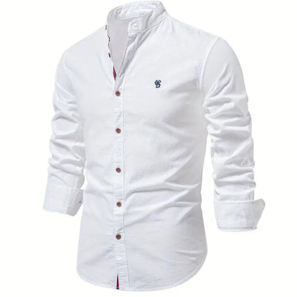 Chemise Homme à Manches Longues en Coton Doux - PanierRoyale