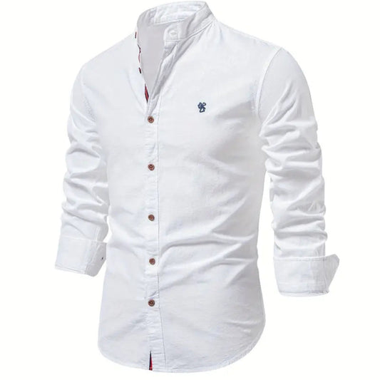 Chemise Homme à Manches Longues en Coton Doux - PanierRoyale