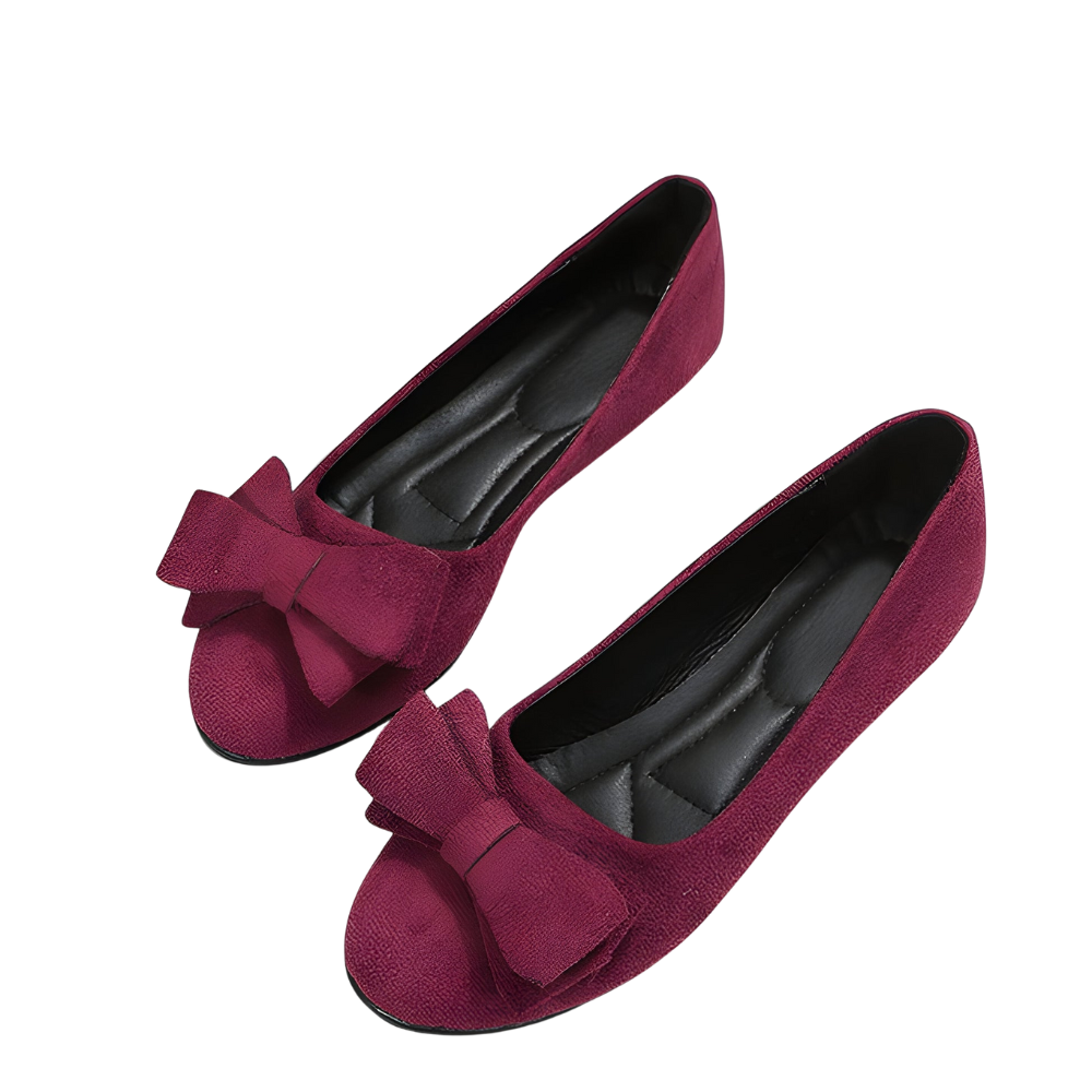 Chaussures Plates Femmes à Nœud Élégant - PanierRoyale