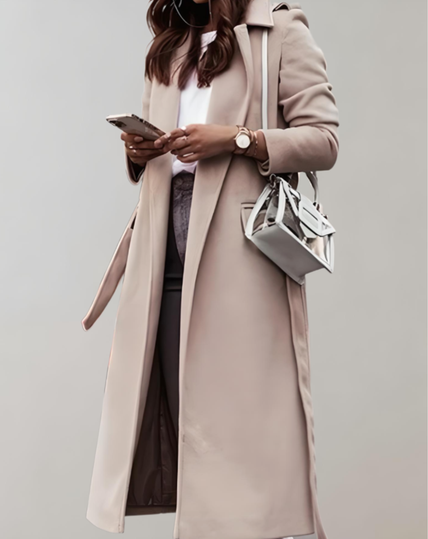 Manteau Femme Long Élégant et Chaud pour Hiver - PanierRoyale