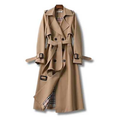 Manteau Femme Beige Classique et Élégant - PanierRoyale