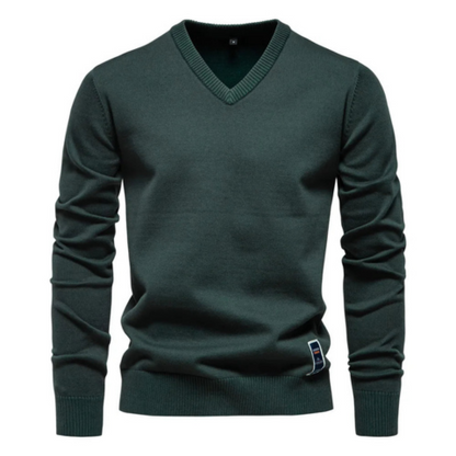 Pull Homme Col V en Laine Douce et Chaude - PanierRoyale