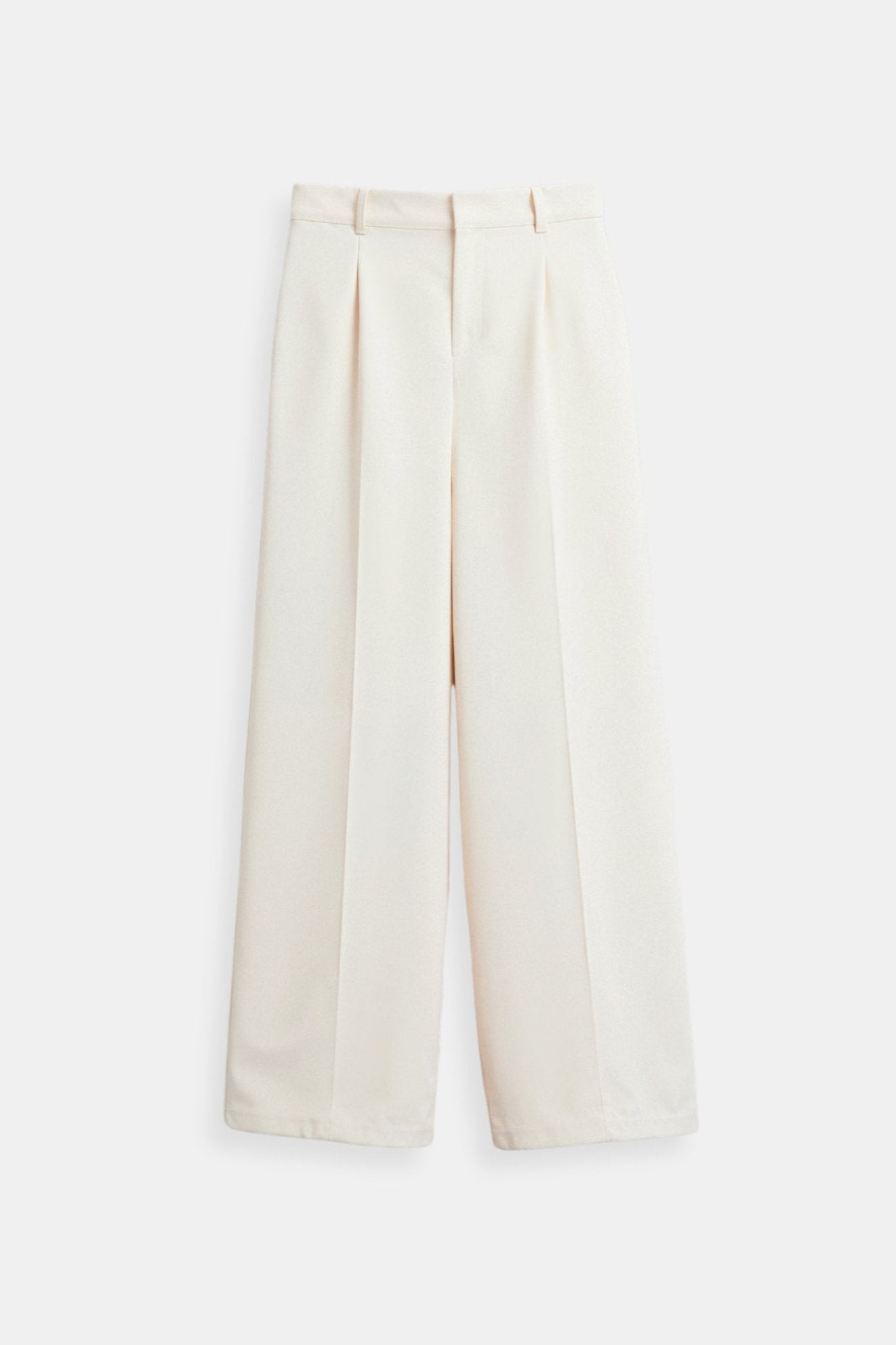 Pantalon Femme Élégant Taille Évasée avec Plis - BerlinGlamour