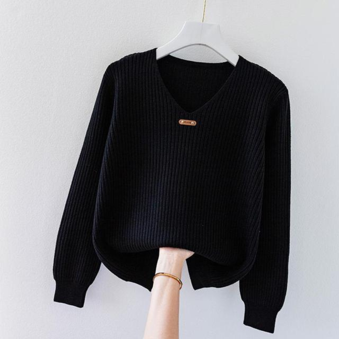 Pull Tricot Élégant pour Femme - PanierRoyale