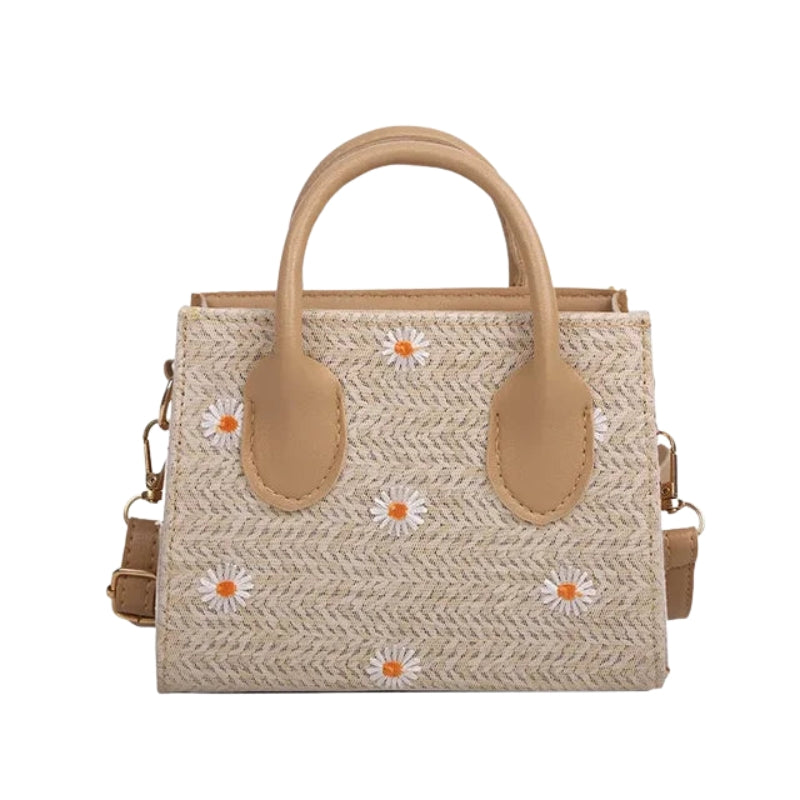 Sac à Main Floral avec Bretelles Réglables