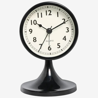 Réveil Moderne Rond en Verre pour Intérieur