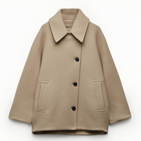 Manteau femme hivernal doux et chaud à fermeture éclair - PanierRoyale
