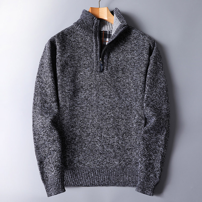 Pull Homme Molletonné à Fermeture Éclair - BerlinGlamour