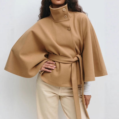 Veste Femme Chic avec Ceinture pour Toutes Saisons