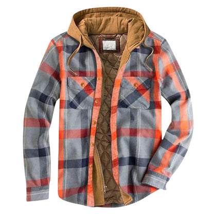 Veste imperméable à capuche zippée longue