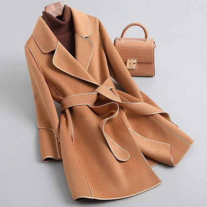 Manteau Long Femme Élégant Imperméable - luxestyle