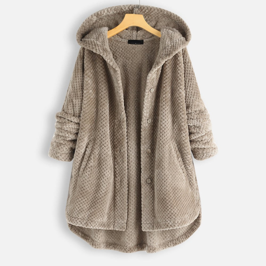 Gilet Femme Capuche Doux et Raffiné - PanierRoyale