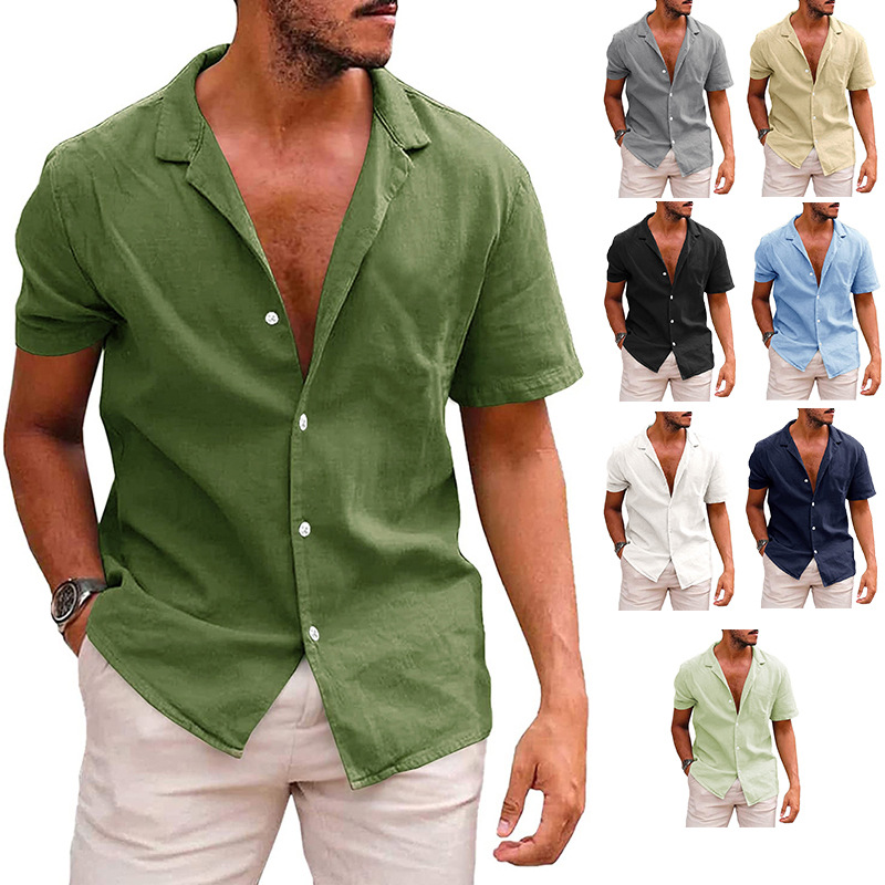 Chemise Homme Décontractée pour Été - BerlinGlamour