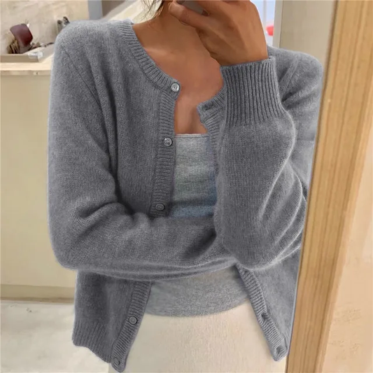 Cardigan En Cachemire À Boutons Pour Femme | Hiver