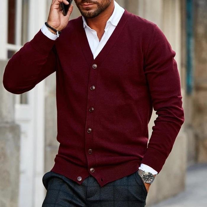 Cardigan Homme chaud et décontracté - PanierRoyale