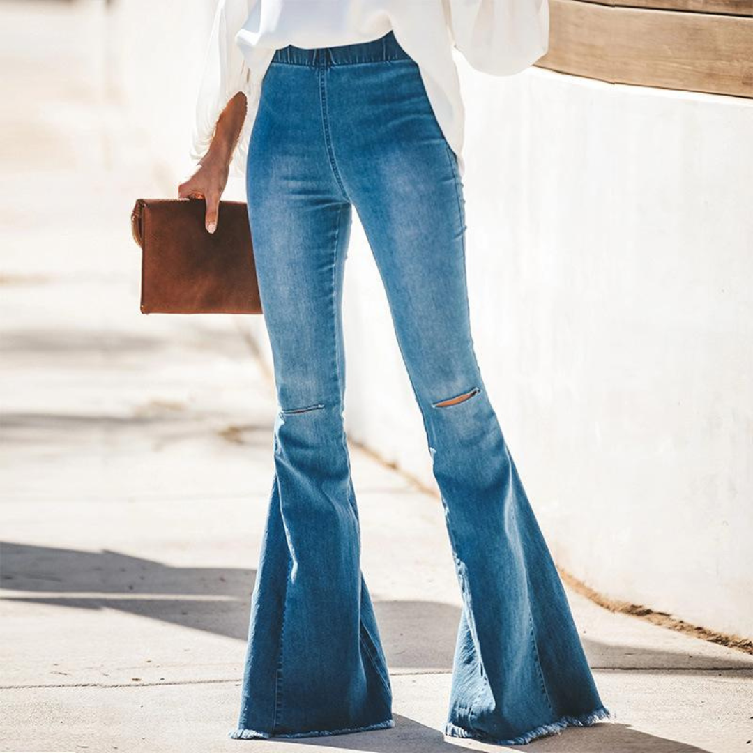 Pantalon Féminin Haut de Gamme Jambes Larges - PanierRoyale