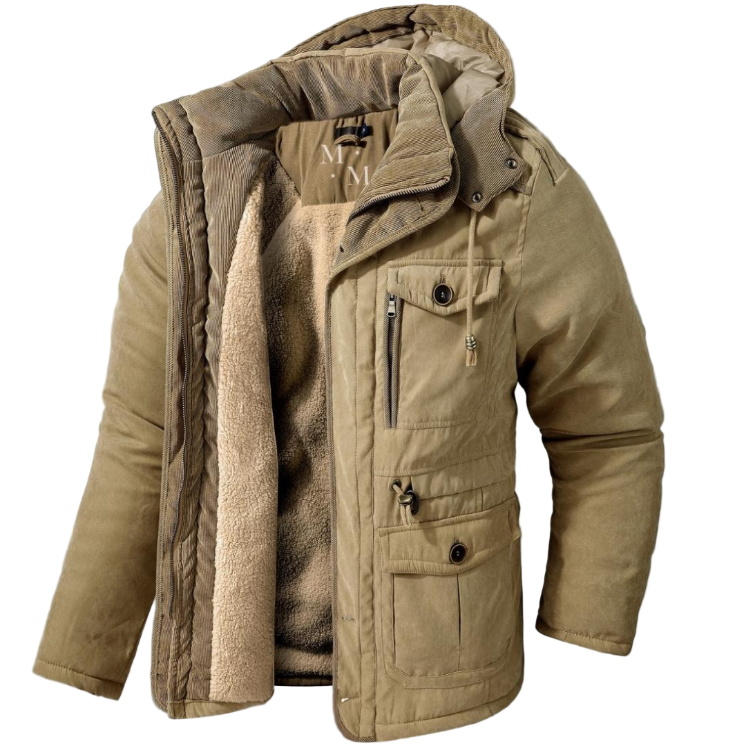 Veste Hiver Homme Styliste avec Capuche Réversible - PanierRoyale