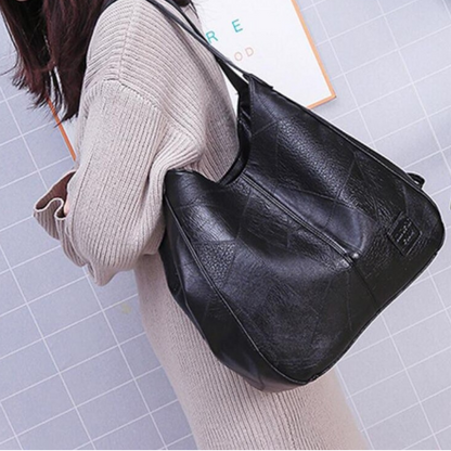 Sac à Épaule en Cuir Véritable pour Femme Élégante - PanierRoyale