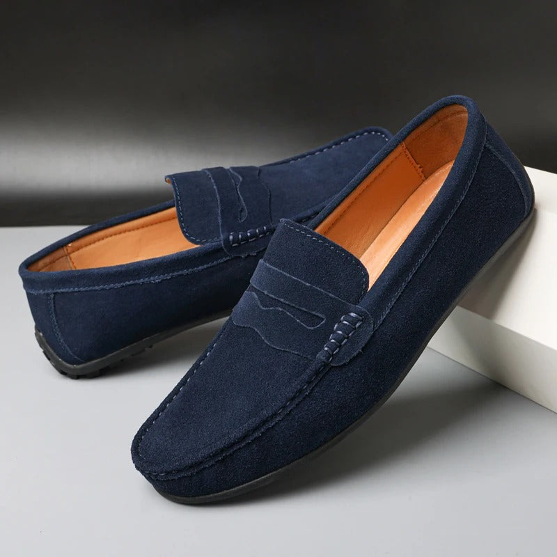 Mocassins Homme en Cuir Doux et Confortable
