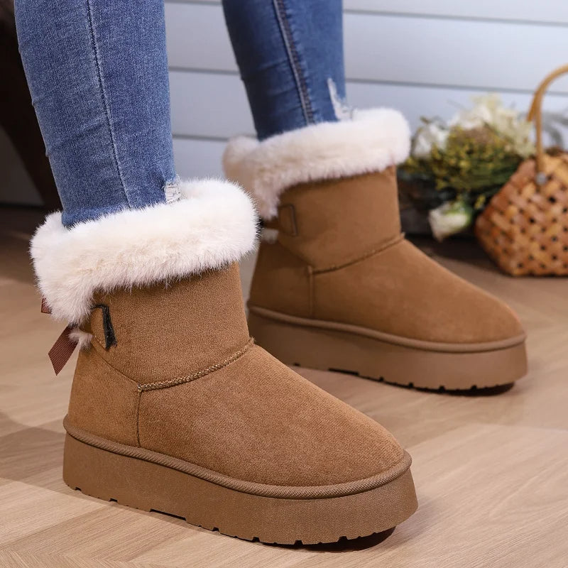 Bottes Hiver Chaudes et Imperméables pour Femme