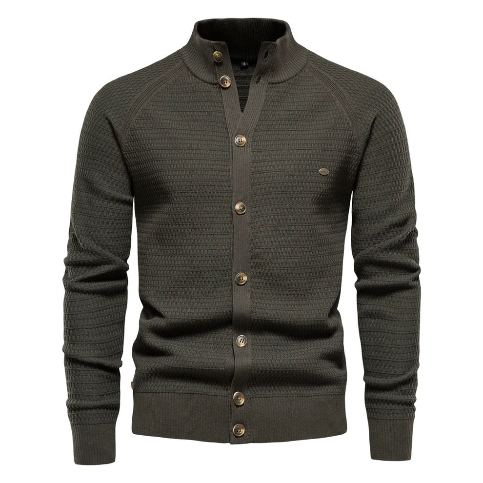 Pull à Boutons Classique en Col Rond pour Homme - PanierRoyale