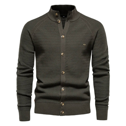 Pull à Boutons Classique en Col Rond pour Homme - PanierRoyale
