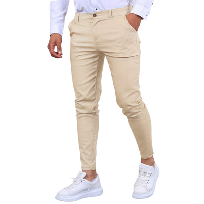 Pantalon Slim Fit Homme avec Poches Zippées - PanierRoyale