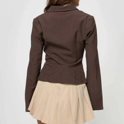 Blouse femme élégante manches longues - PanierRoyale