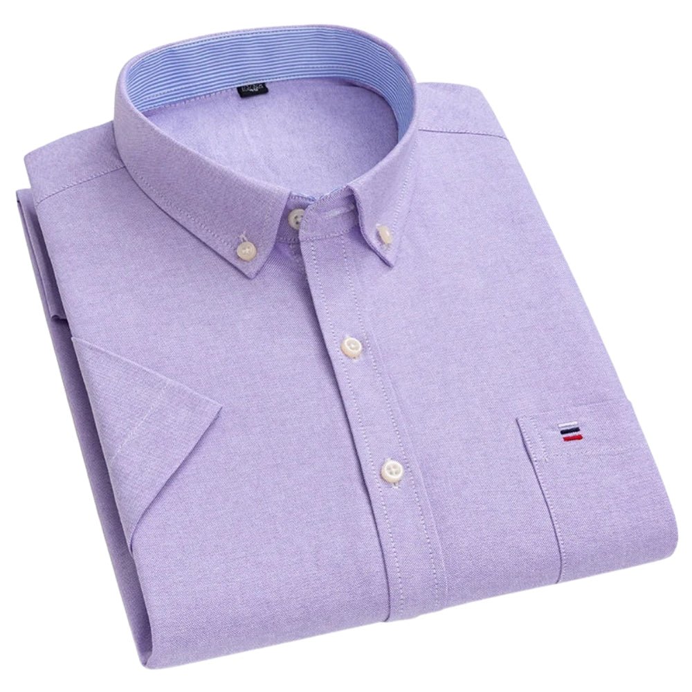 Chemise Homme Lin Été Manches Courtes