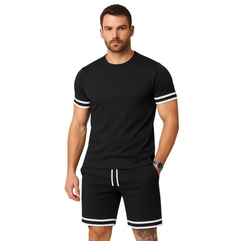Tenue Sport Relaxante Homme T-shirt et Short de Sport - PanierRoyale