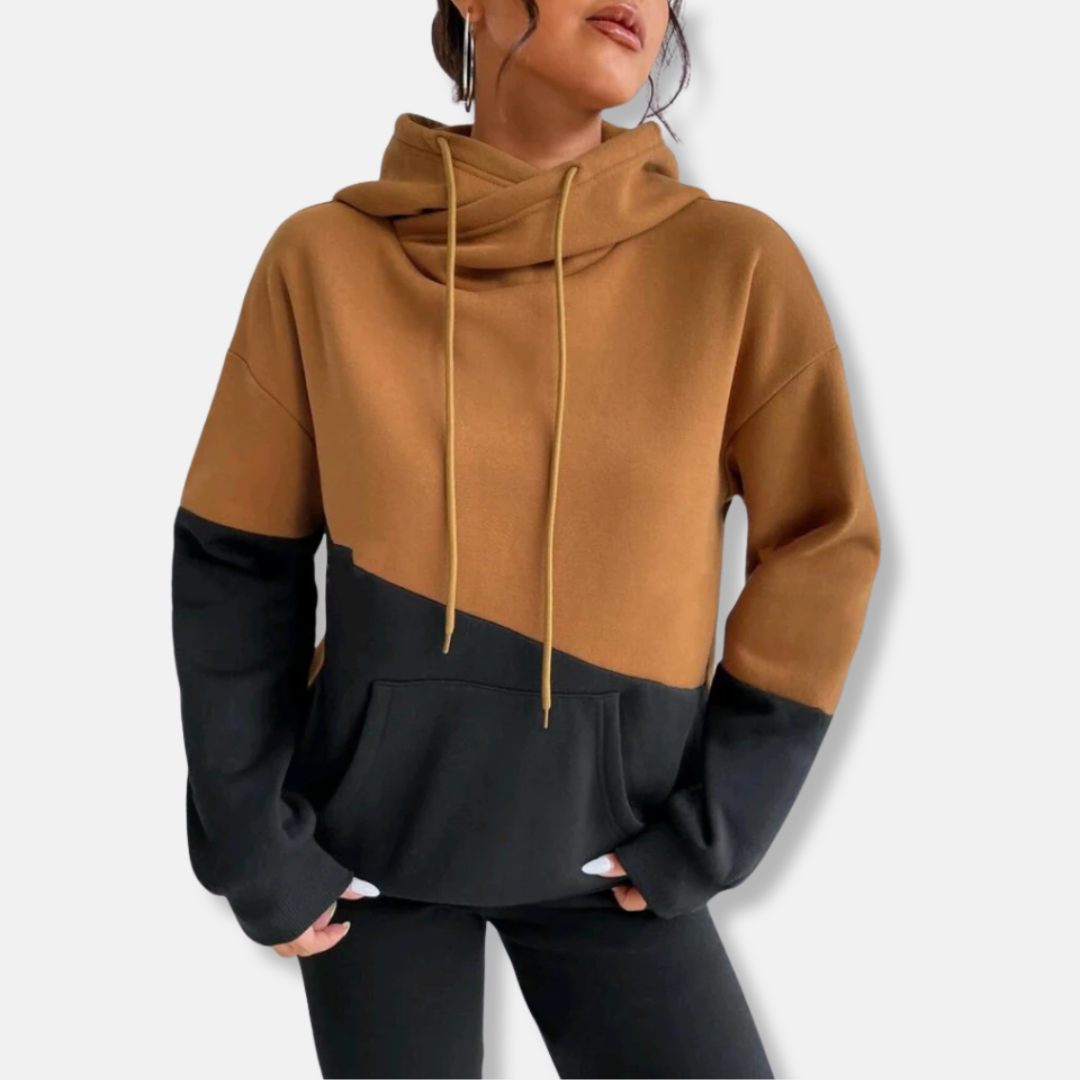 Sweat Capuche Femme Streetwear Coloré avec Poche - PanierRoyale