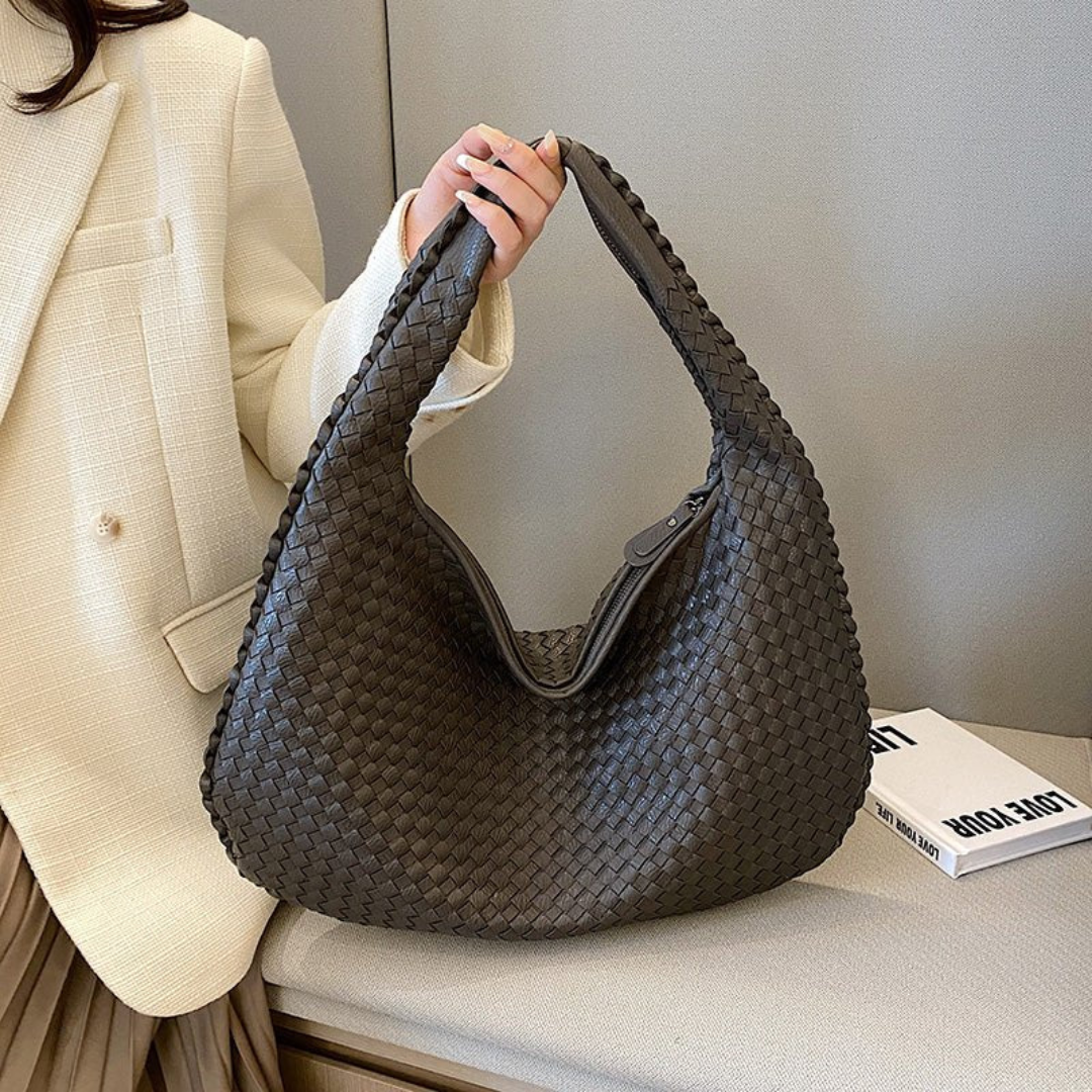 Sac à Main Cuir Tressé Chic pour Femme