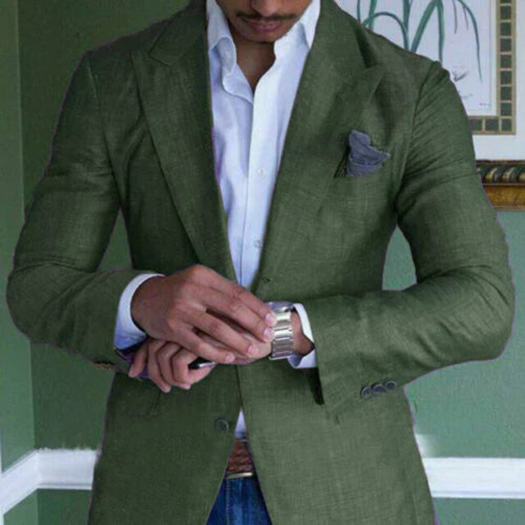Blazer Homme Classique Manches Longues - PanierRoyale