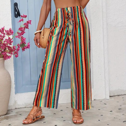 Pantalon rayé élégant pour homme