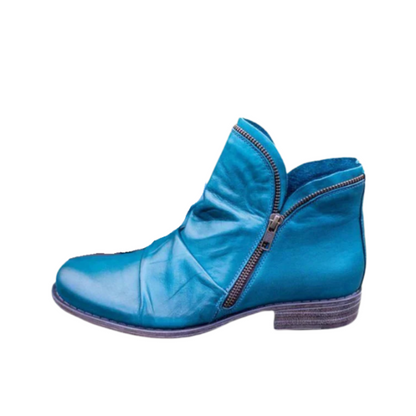 Bottines Femme à Talon Haut avec Fermeture Éclair ZIP - PanierRoyale