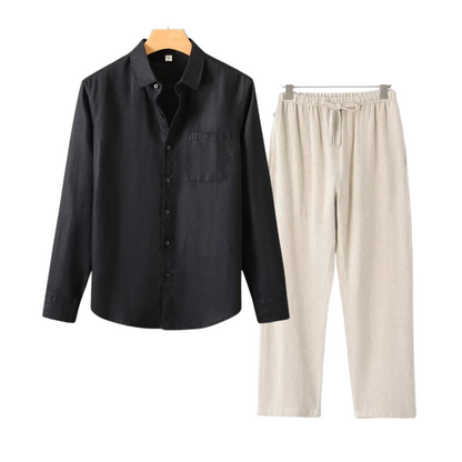 Costume Lin Homme Élégant et Classique