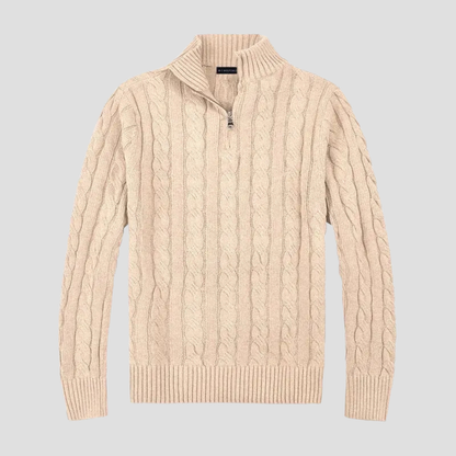 Pull Homme en Laine Gris Foncé Sport Chic