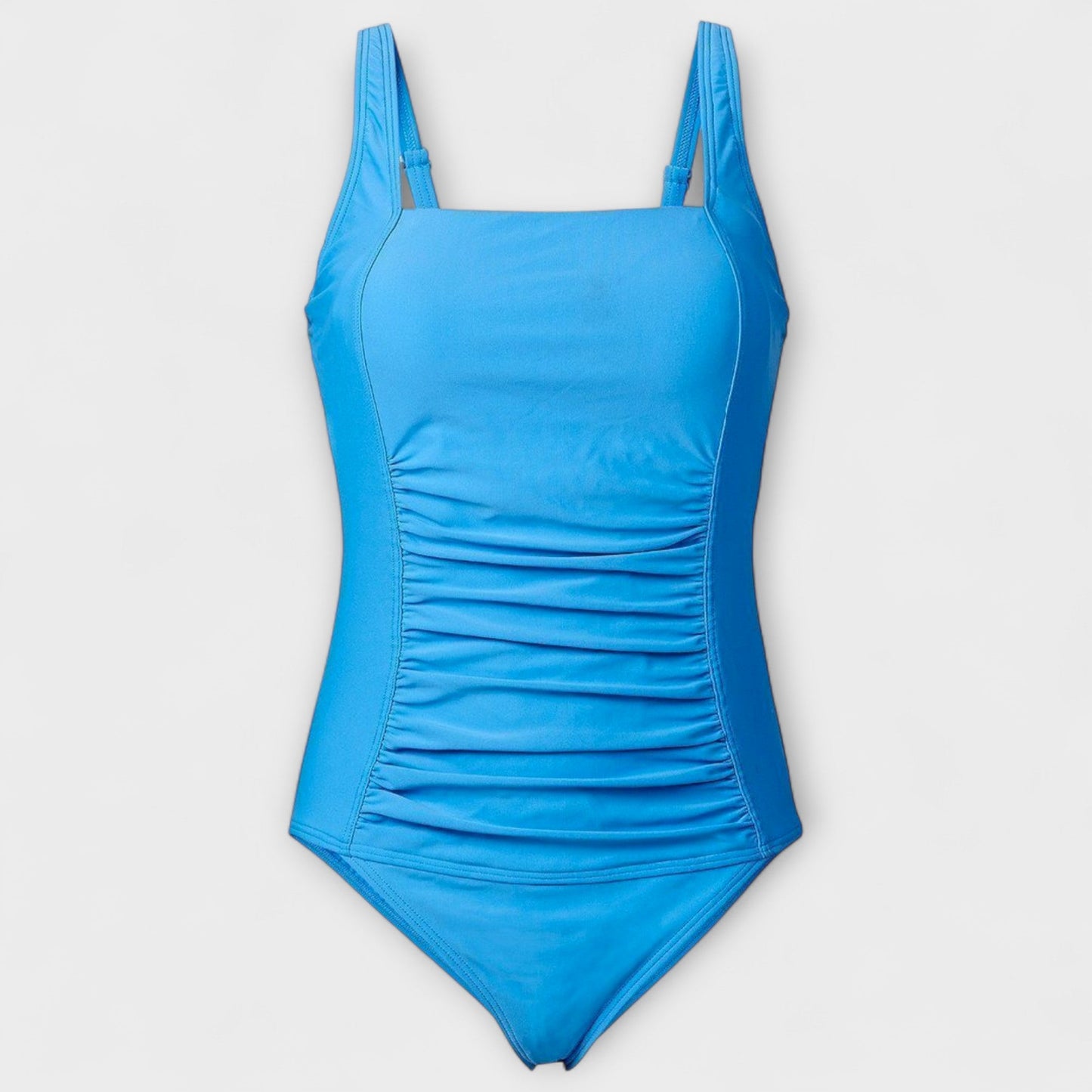 Maillot de bain une pièce Femme Col carré Froncé latéral Coupe