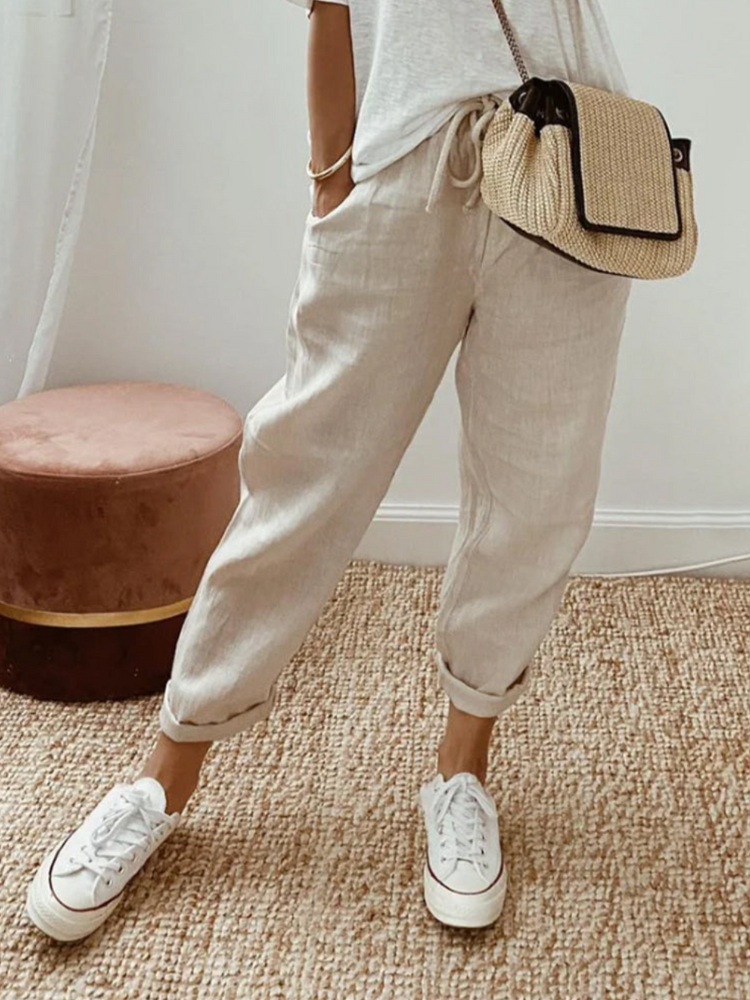Pantalon Féminin Élégant pour Femme - PanierRoyale