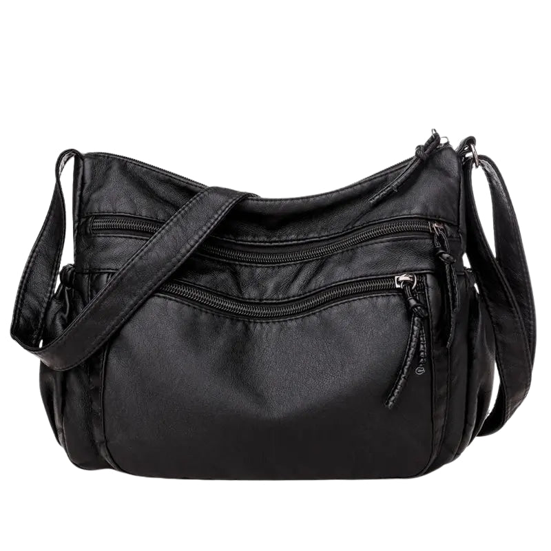 Sac à bandoulière femme élégant avec fermeture éclair sécurisée - PanierRoyale