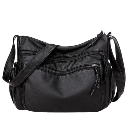 Sac à bandoulière femme élégant avec fermeture éclair sécurisée - PanierRoyale