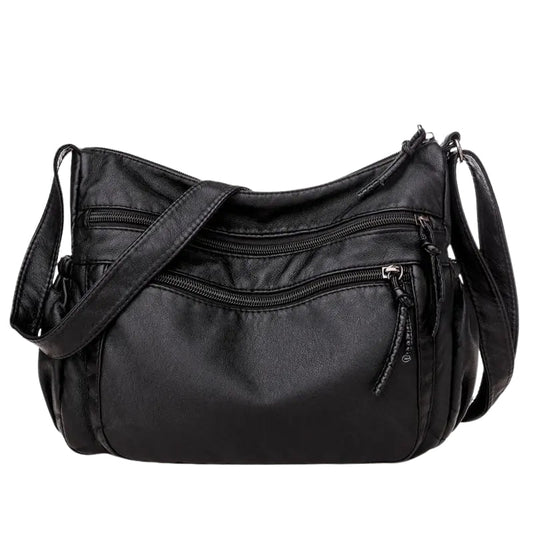 Sac à bandoulière femme élégant avec fermeture éclair sécurisée - PanierRoyale