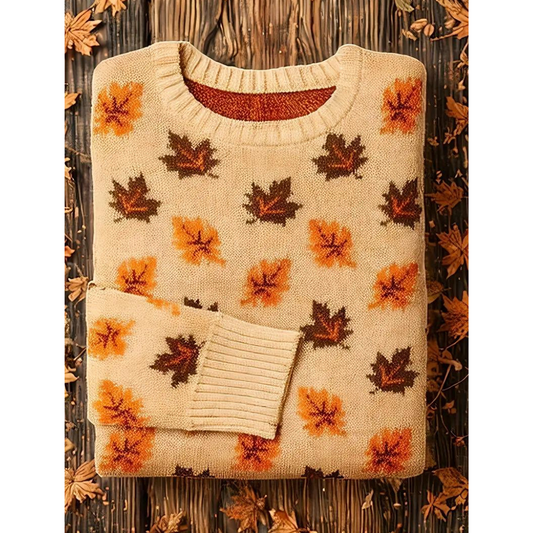 Pull Femme Hiver Doux et Confortable à Manches Longues - PanierRoyale