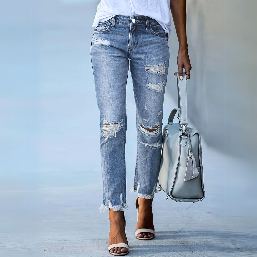 Jean Féminin Slim Fit Haute Qualité - PanierRoyale