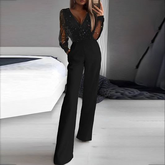 Combinaison Femme Col V Confort et Chic - PanierRoyale