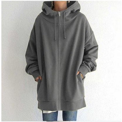 Sweat à Capuche Sport Zippé Noir Unisexe - PanierRoyale