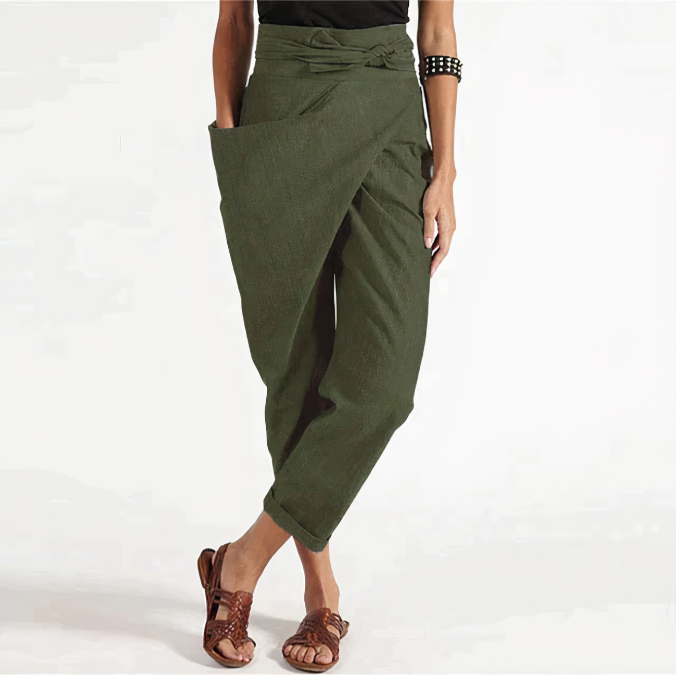 Pantalon Femme Élégant et Confortable Haut de Gamme - PanierRoyale