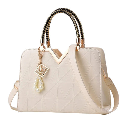 Sac à main Femme élégant avec fermeture éclair et détails cousus - PanierRoyale