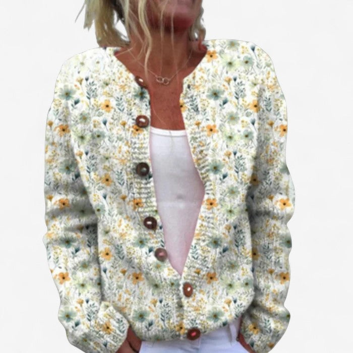 Cardigan Féminin Manches Longues à Boutons - PanierRoyale