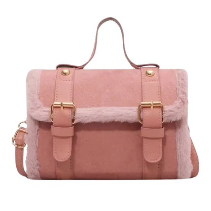 Sac Épaule Femme avec Fermeture Éclair et Bretelle Réglable